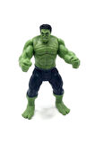 Kız Erkek Çocuk Eğlenceli Oyuncaklar Hulk Figür Işıklı Hareketli 16Cm Yeşil Dev Hulk Oyuncak