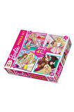 Kız Erkek Çocuk Oyuncak 1888 DıyToy Süper Renkli 4ü1 arada Puzzle Set - / 24+35+54+70 Parça Puzzle K