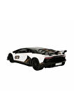 Kız Erkek Çocuk Oyuncak 96010 Uzaktan Kumandalı Lamborghini Aventador SVJ Işıklı Araba 34cm -Sunman