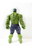 Kız Erkek Çocuk Eğlenceli Oyuncaklar Avengers Büyük Boy 30Cm Sesli Işıklı Marvel Titan Hero Hulk Fig
