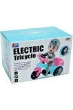Kız Erkek Çocuk Oyuncak Electric Tricycle Pilli Işıklı Sesli Motorsiklet Kız Erkek Çocuk Oyuncak Eği