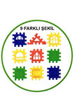 Kız Erkek Çocuk Oyuncak Puzzle City 3D Yapı ve Tasarım Blokları 64 Parça - 03702 Kız Erkek Çocuk Oyu