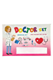Kız Erkek Çocuk Eğlenceli Oyuncaklar Doktor Seti Oyuncak Pembe