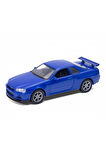 Kız Erkek Çocuk Oyuncak Welly 1:32 Nissan Skyline GTR R34 Çek Bırak Araba Kız Erkek Çocuk Oyuncak Eğ