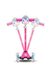 Kız Erkek Çocuk Oyuncak Evo Unicorn 3 Teker Işıklı Mini Scooter Kız Erkek Çocuk Oyuncak Eğitici Oyun