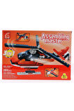 Kız Erkek Çocuk Oyuncak Ausini Assembling Master 3 in 1 265 Parça Hava Araçları Seti Kız Erkek Çocuk