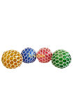 Kız Erkek Çocuk Eğlenceli Oyuncaklar 1Adet Squishy Ball Beyincik Stres Topu Sukuşi Fileli Baloncuklu