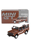 Kız Erkek Çocuk Oyuncak Mini GT 1-64 Land Rover Defender 110 1985 County Station Wagon Russet Brown