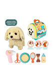 Kız Erkek Çocuk Oyuncak JND-3615 Taşıma Çantalı Hareketli Pilli Köpek Set (Pet Shop) -Vardem Oyuncak