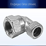Doğalgaz Dirsek (ocak Fırın No:1) 3/8 ankastre fırın ocak
