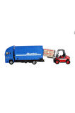 Man Mavi Kamyon ve Forklift Kız Erkek Çocuk Oyuncak Eğitici Oyuncaklar