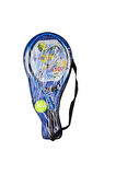 25841-12 Çantalı Tenis Raketi -Can Oyuncak Kız Erkek Çocuk Oyuncak Eğitici Oyuncaklar