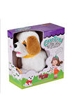 PFT-B019 Yürüyen Tasmalı Peluş Köpek Kız Erkek Çocuk Oyuncak Eğitici Oyuncaklar