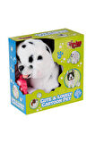 PR66022-25 Yürüyen Tasmalı Peluş Köpek Kız Erkek Çocuk Oyuncak Eğitici Oyuncaklar