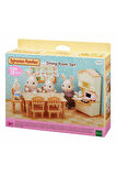 5340 Sylvanian Families Yemek Odası Seti +3 yaş figürler ayrı satılır. Kız Erkek Çocuk Oyuncak Eğiti