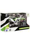 57483 SUN- Kawasakı KX450 Yeşil 1:12 Kız Erkek Çocuk Oyuncak Eğitici Oyuncaklar