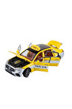 XHD-B2426 C-Vardem Çek Bırak 1:24 Işıklı Ve Sesli Kapıları Açılan Mrs Taxi Kız Erkek Çocuk Oyuncak E