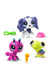 6469 SUN-Littlest Pet Shop Minişler 3’lü Figür Setİ Kız Erkek Çocuk Oyuncak Eğitici Oyuncaklar