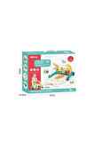BIB6015 -Vardem Piyanolu 2 in 1 Bebek Yürüteci ve Tavşan Desenli Mavi Oyun Halısı Kız Erkek Çocuk Oy