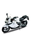 62805 WELLY 1 10 METAL MOTORBİSİKLET BMWK Kız Erkek Çocuk Oyuncak Eğitici Oyuncaklar