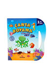 Çanta Kitap Boyama Kitabı Deniz Canlıları Kız Erkek Çocuk Oyuncak Eğitici Oyuncaklar