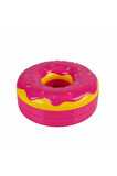 Donut Şekilli 2 Katlı Makyaj Güzellik Seti Kız Erkek Çocuk Oyuncak Eğitici Oyuncaklar