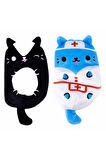 CEP V1002 Cats vs Pickles Beans Seri 10cm -1adet fiyatıdır Kız Erkek Çocuk Oyuncak Eğitici Oyuncakla