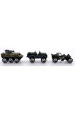 Die Cast Panzerli Askeri Araçlar Kız Erkek Çocuk Oyuncak Eğitici Oyuncaklar