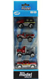 4'Lü Die Cast İtfaiye Seti Kız Erkek Çocuk Oyuncak Eğitici Oyuncaklar