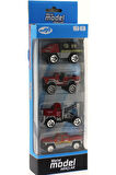 4'Lü Die Cast İtfaiye Seti Kız Erkek Çocuk Oyuncak Eğitici Oyuncaklar