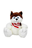 Sunman Oturan Husky Atkılı Peluş Köpek 30cm Kız Erkek Çocuk Oyuncak Eğitici Oyuncaklar