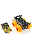 Die Cast Off Road Dev Sarı Teker Araba Kız Erkek Çocuk Oyuncak Eğitici Oyuncaklar