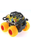 Die Cast Off Road Dev Sarı Teker Araba Kız Erkek Çocuk Oyuncak Eğitici Oyuncaklar
