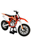Sunman 1:10 KTM 450 SX-F 2014 - 20cm Model Motor Kız Erkek Çocuk Oyuncak Eğitici Oyuncaklar