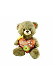 PJH2323 Peluş Kalpli Ayı Love You 30cm Kız Erkek Çocuk Oyuncak Eğitici Oyuncaklar