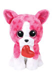 Ty Beanie Boo´s Pembe Köpek Romeo Peluş 25cm Kız Erkek Çocuk Oyuncak Eğitici Oyuncaklar