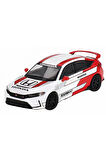 Mini Gt 1/64 Honda Civic Type R #2 2023 Pace Car White Kız Erkek Çocuk Oyuncak Eğitici Oyuncaklar