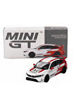Mini Gt 1/64 Honda Civic Type R #2 2023 Pace Car White Kız Erkek Çocuk Oyuncak Eğitici Oyuncaklar