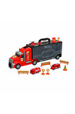 ERN-875 Heroes Toys Çantalı İtfaiye Taşıyıcı Tır Seti Kız Erkek Çocuk Oyuncak Eğitici Oyuncaklar