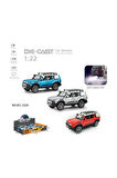 HCL-522A Çek Bırak 1:22 Sesli Ve Işıklı Buharlı Off-Road Metal Jeep Kız Erkek Çocuk Oyuncak Eğitici