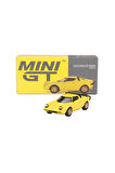 Mini GT 1/64 Lancia Stratos HF Stradale Giallo Fly Kız Erkek Çocuk Oyuncak Eğitici Oyuncaklar