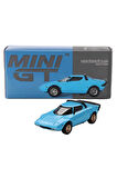 Mini GT 1/64 Lancia Stratos HF Stradale Azzuro Chiaro MGT00624 Kız Erkek Çocuk Oyuncak Eğitici Oyunc