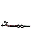 Mini GT 1/64 Car Hauler Trailer Black MGTAC19 Kız Erkek Çocuk Oyuncak Eğitici Oyuncaklar