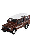 Mini GT 1-64 Land Rover Defender 110 1985 County Station Wagon Russet Brown Kız Erkek Çocuk Oyuncak
