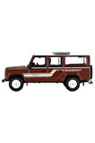 Mini GT 1-64 Land Rover Defender 110 1985 County Station Wagon Russet Brown Kız Erkek Çocuk Oyuncak