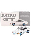 1/64 Porsche 911 Carrera RS 2.7 Grand Prix White with Blue Livery