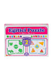 7194 Çark Puzzle Renkler Şekiller Kız Erkek Çocuk Oyuncak Eğitici Oyuncaklar