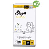 Sleepy Extra Günlük Aktivite Süper Paket Bebek Bezi 4 Numara Maxi 96'lı