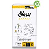 Sleepy Extra 4 Numara Maxi 96'lı Külot Bez