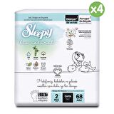 Sleepy Bio Natural U Ltra Paket Bebek Bezi 2 Numara Mini 272'li